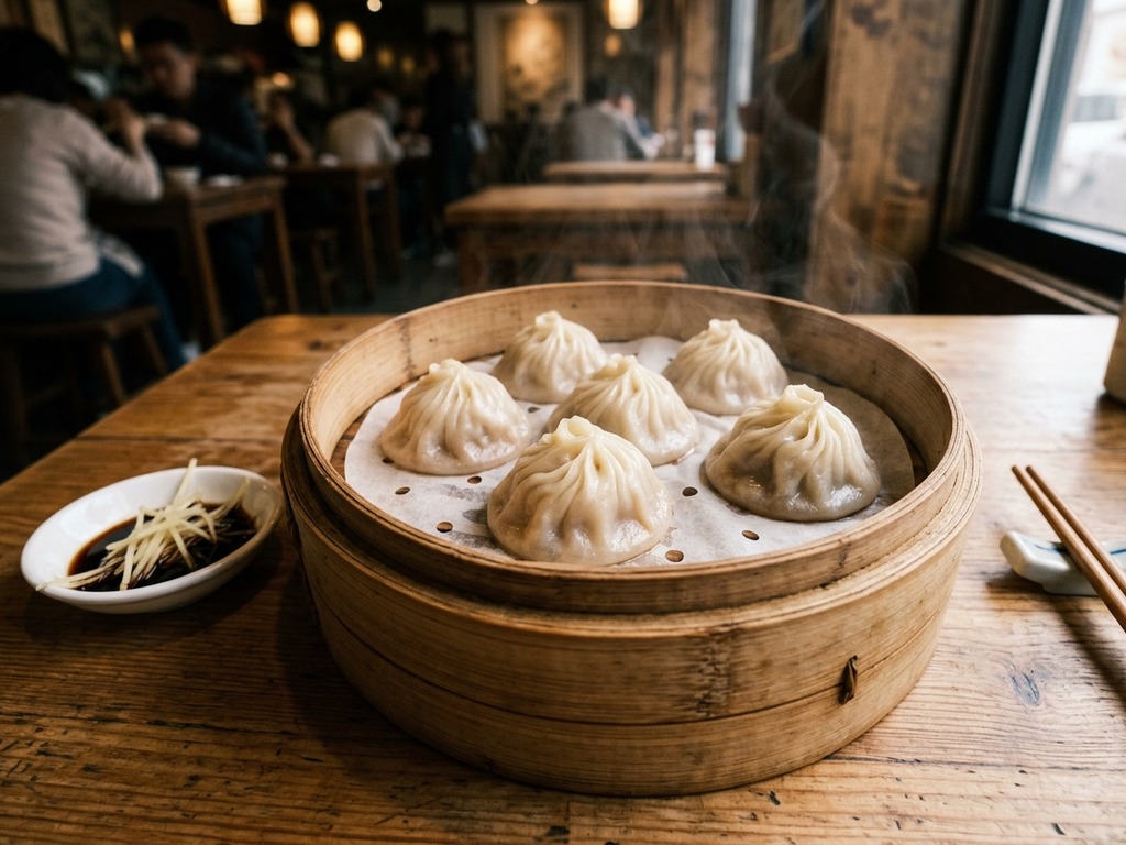 Xiao Long Bao al vapor en Pagoda Els Poblets